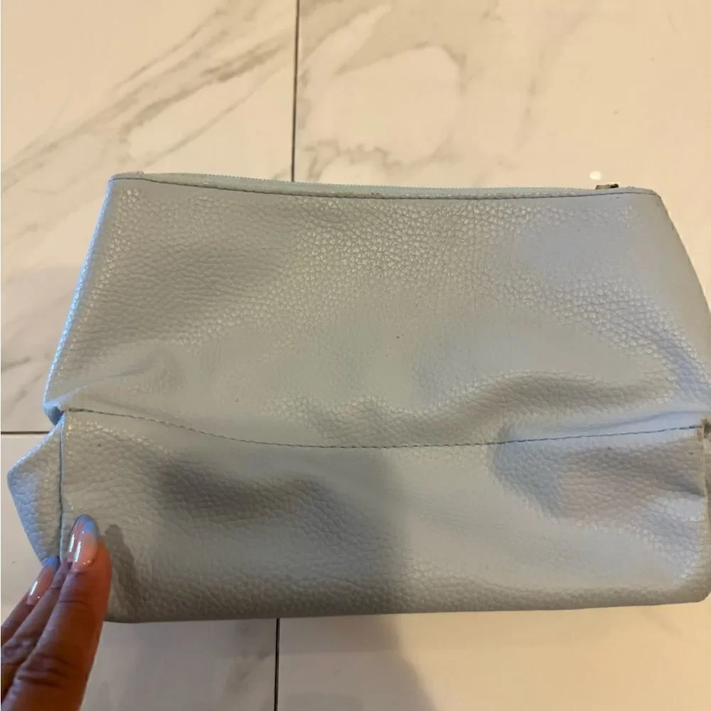 Baby blue leather cosmetic #16